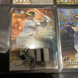 Koji Chikamoto 200 Pieces Limited Jersey Card Rc