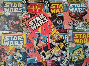 Alte Vintage Star Wars Marvel Comics Lot 1978 Bronzezeit viele Ausgaben - Bild 1 von 17