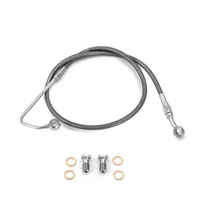 Upper Brake Line Kit For Harley Softail Breakout Fat Boy ABS 12" 14" Handlebar - Picture 1 of 5