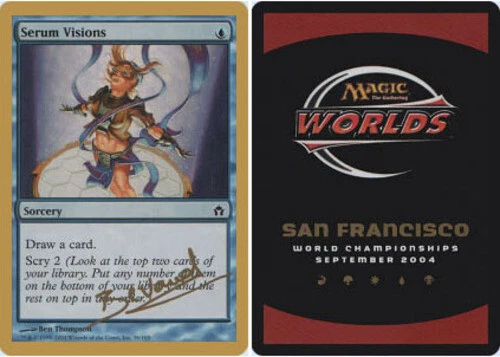 Serum Visions - Manuel Bevand - 2004 ~ Moderately Played World Championship Z6 M - Image 1 of 1