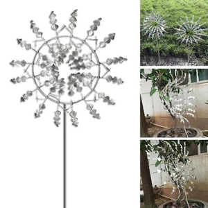 Unique Magical Metal Windmill Kinetic Metal Wind Spinners Garden Decoration- - Picture 1 of 6