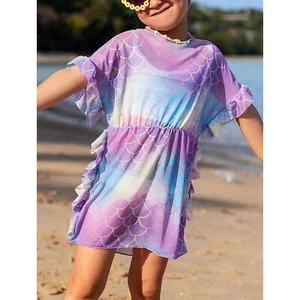 Girl Costume Breathable Dress Comfortable Swimsuit Qucickly-dry Bathing Suit - Picture 1 of 17