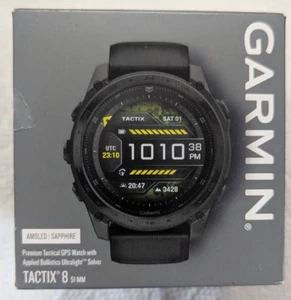 Garmin TACTIX 8 51mm AMOLED Sapphire Edition Smartwatch with Applied Ballistics - Picture 1 of 4