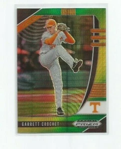 GARRETT CROCHET 2020 PANINI PRIZM DRAFT PICKS GREEN YELLOW PRIZM CARD #PDP11 - Picture 1 of 1