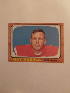 1966 Topps Football Vintage # 39 Ray Kubala