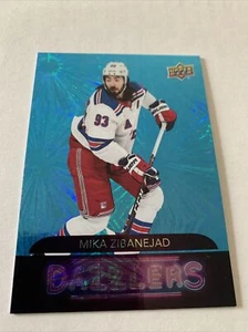 Mika Zibanejad 2020-21 cubierta superior serie extendida Dazzlers #DZ-130 azul - Imagen 1 de 2