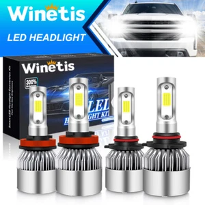 For Chevrolet Camaro 2016-2018 9005 H11 LED Headlight Hi/Low Beam Bulbs Kit - Picture 1 of 9