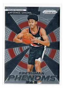 2018-19 Panini Prizm Freshman Phenoms Anfernee Simons #2 Rookie Trailblazers -NM - Picture 1 of 2