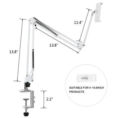 4-13.5'' Tablet Lazy Holder Universal Foldable Flexible Desk Bed for Phone iPad - Image 1 of 4