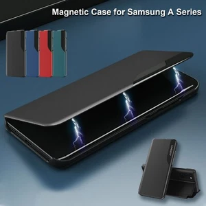 For Samsung Galaxy S25 S24 S23 S22 S21 FE Ultra Plus Leather Wallet Flip Cover - Picture 1 of 23