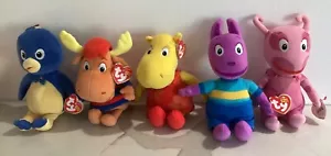 Ty Nick Jr BACKYARDIGANS Complete Set of 5: UNIQUA, PABLO, TASHA, TYRONE, AUSTIN - Picture 1 of 10
