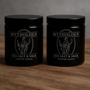 Mosaic Bath & Spa Sea Salt & Sage Large Scented Candle (354g) - 2 Pack Deal - Picture 1 of 3