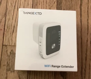 RangeXTD WiFi Range Extender Signal Booster Speeds Up To 300mbps New In Box - Afbeelding 1 van 4