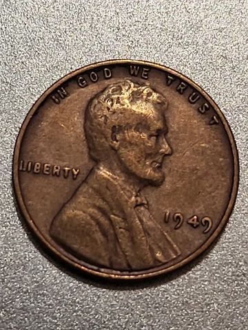 1949 Wheat Penny No Mint Mark Cover
