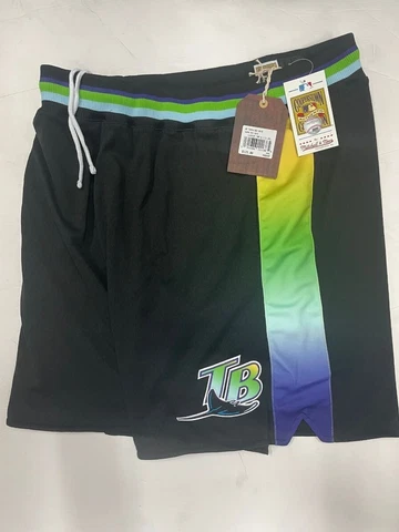 TAMPA BAY RAYS MLB MENS MITCHESS & NESS THROWBACK SHORTS NEW W $125 TAGS Cover