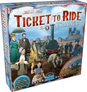 Ticket to Ride France + Old West Gioco da Tavolo ESPANSIONE - Train Route Strategy Gam - Foto 1 di 8