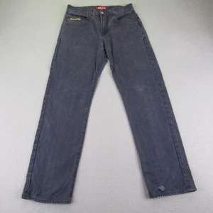 Supreme Jeans Mens 30x30 Blue Canvas Denim Straight Leg Skater Streetwear Pants - Picture 1 of 20