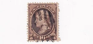 SELLO US SCOTT 209 1882 "Jefferson" 10 centavos usado - C - Imagen 1 de 1