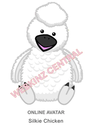 Webkinz Classic Silkie Chicken *Code Only* (~promo pet~) -messaged- - Image 1 of 4