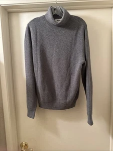 Buck Mason Cuello Tortuga Gris Suéter Algodón Lana Cachemira Marinero Hombres Talla M - Imagen 1 de 7