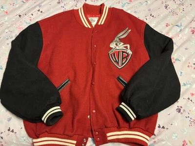 Vintage Acme Clothing Bugs Bunny Classic Varsity Jacket WB Adult Size XL - Image 1 of 4