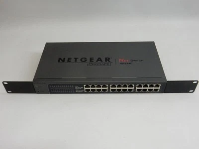 Netgear Prosafe Plus JGS524E 24 Port Gigabit 10/100/1000 Netwrok Ethernet Switch - Image 1 of 4
