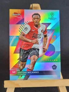 Antoni Milambo RC Refractor Topps Finest 2024 Feyenoord - Bild 1 von 2