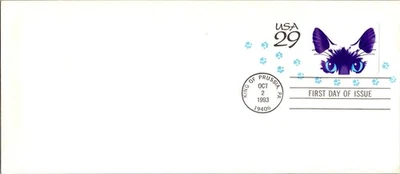 FDC US SCOTT U630 Envelope Peep-a-boo Cat c1993 - Image 1 of 3