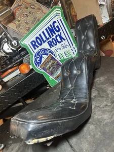 Drag Specialties King & Queen Vintage Knucklehead HD Chopper Seat Ridged Harley - Bild 1 von 24