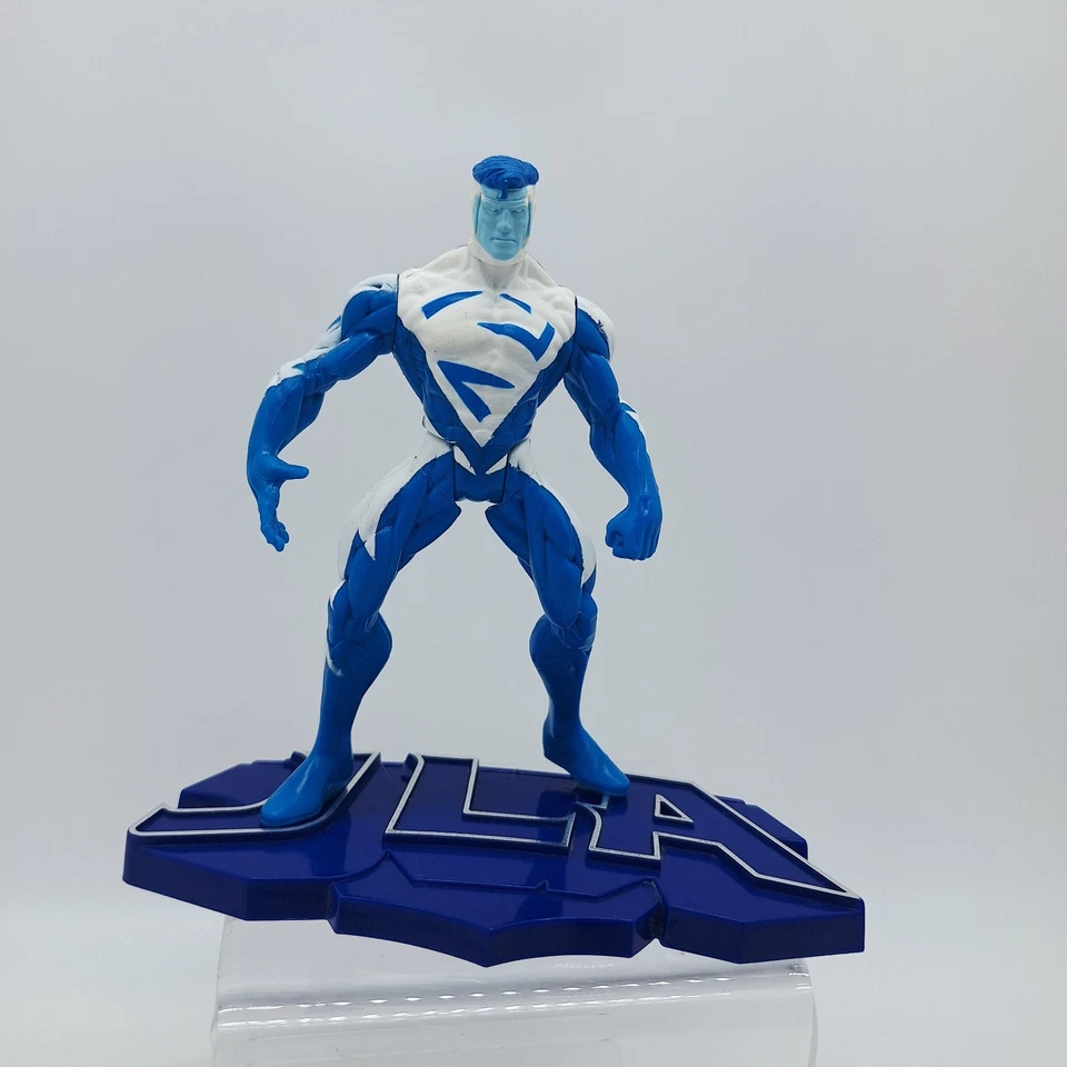 Фигурка Blue Superman JLA DC Comics 1998 с подставкой Base Kenner Man Of Steel - Изображение 1 из 4