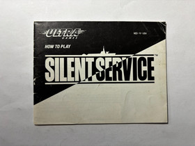 Silent Service Manual | Nintendo Entertainment System NES | NES-IV-USA | Used