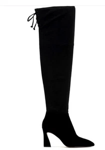 Nuevas Botas Vince Camuto Taplana Hasta el Muslo Sobre la Rodilla Gamuza Negras 5 - Imagen 1 de 9