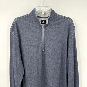 JOHNNIE O HANKS Quarter Zip Pullover leicht sully sommerleicht grau XXL - Bild 1 von 7
