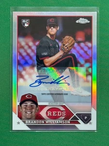 2023 Topps Chrome Update Autographs Refractor #AC-BWI Brandon Williamson RC /499 - Picture 1 of 2