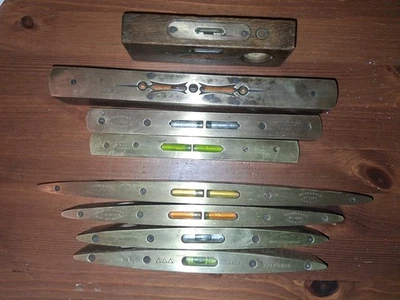 8 Mixed Vintage Spirit Levels - Image 1 of 4