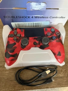 Double Shock, Red Four Wireless Controller für Videospiele mit Ladekabel - Bild 1 von 4