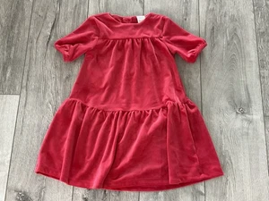 HANNA ANDERSSON rotes Samtkleid. Mädchen Größe 4. Top Zustand. - Bild 1 von 6