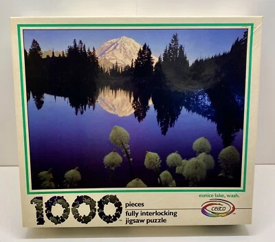 1000 Piece Ceaco Jigsaw Puzzle - Eunice Lake, Wash - No. 4005 - NOB - Image 1 of 2
