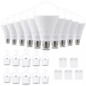 DEBAOBULB 10 Pack Rechargeable Emergency Light Bulbs, Battery Powered LED Light - Picture 1 of 9