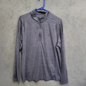 Travis Mathew 1/4 Zip Pullover Herren Large grau Shirt Performance Golf Stretch - Bild 1 von 7