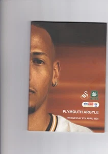 Swansea City v Plymouth Argyle 2024-5 - 32 Page Printed Programme - Picture 1 of 1