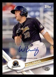 2017 Topps Pro Debut #105 Will Craig Autographs - Picture 1 of 2
