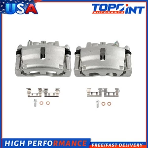 For 09-12 CHEVROLET COLORADO GMC CANYON w/Bracket Set of  2 Front Brake Calipers - Picture 1 of 6