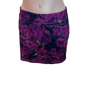 Puma Athletic Athleisure Skirt Floral Print Golf Tennis Activewear Workout S - Picture 1 of 16