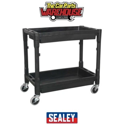 Sealey CX204 Composite Heavy-Duty Trolley 2-Level - Image 1 of 4