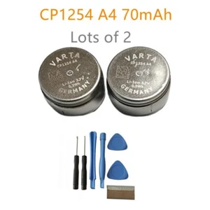2Pcs Varta CP1254 A4 70mAh Battery 3.7V for Jabra ELITE 7 active / 7 Pro earbuds - Picture 1 of 4
