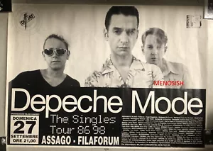 DEPECHE MODE 1998 CONCERT POSTER MILANO FORUM 100x140 LOCANDINA ASSAGO GAHAN - Foto 1 di 1