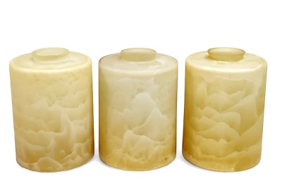 Set of 3 Westinghouse MCM Pendant Light Shades 6" Tall 4.75" Diameter - Image 1 of 4