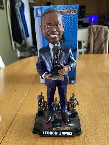 LEBRON JAMES Miami Heat 4x NBA League MVP Award Winner Bobblehead 123/144 Cover