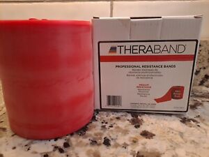 RED Theraband by the FOOT resistance exercise band Physical Therapy Rehab 